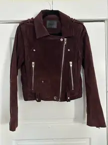 Suede Leather Jacket BLANKNYC