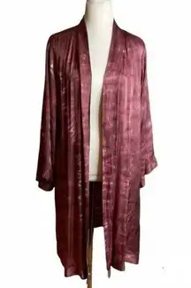 NWT Olivaceous open front tie dye kimono NEW Small LTOP087