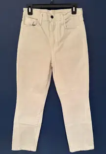 Apiece Apart Camilla Jean Ecru Women’s Cream Straight Leg Cotton Jeans Size 30