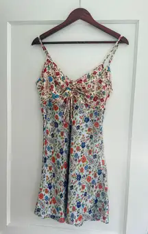 Chelsea Girls Bias Cut Floral Paisley Mini Dress