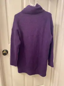 Babaton Aritzia Long Sleeve Turtleneck wool blend purple sweater 