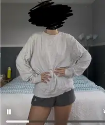 Light grey sweatshirt