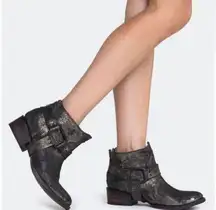 Freebird  Phlow Ankle Boots in Black Multi 