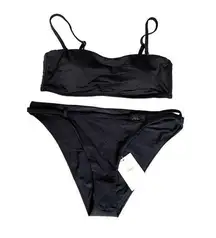 Andie Black Bikini Set Size Medium