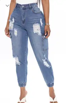 Fashion Nova Cargo Jeans