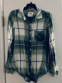 Green Plaid Shirt