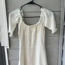 Spirit off shoulder white dress