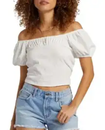 BILLABONG FLIRT ON KNIT OFF THE SHOULD TOP SIZE‎ LARGE