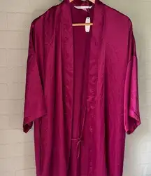 Victoria’s Secret Angels robe one size new Burgundy pink Kimono
