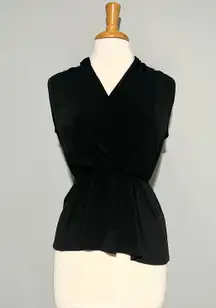 NWT  Black Sleeveless Blouse Top