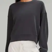 48. Lululemon Softstreme Perfectly Oversized Cropped Crew Black