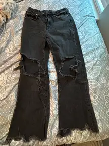 Denim black jeans