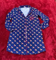 Marley Lilly Initials C.A.T. Pajama Gown SIZE S