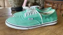 Vans Off The Wall Women's Size 7 W , men's size 5,5 Skateboard Shoes Aqua Mint B