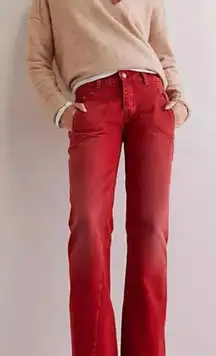 Free People Carnivale Low Rise  Jeans
