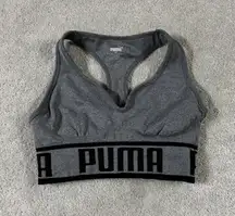 Puma Seamless Comfort‎ Sports Bra Gray Small