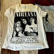 Nirvana Y2K tour shirt