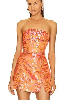 orange sau lee x revolve dress