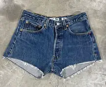 NEW RE/DONE x LEVI'S CUT OFF SHORTS SZ 26