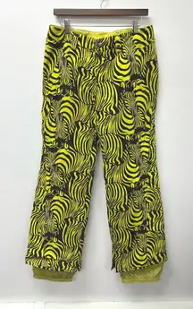 Burton Dryride Guard Snowboard Pants Lime Green & Black Size M
