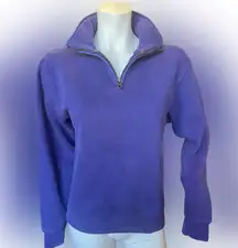 Jansport navy quarter zip sweatshirt for women