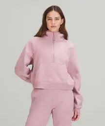 Lululemon Scuba Half-Zip Hoodie Pink
