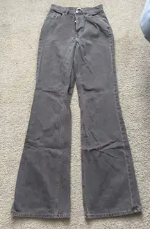 PacSun Brown Bootcut High-Waisted Jeans