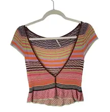 Free People ASO Hannah Montana S1E6 Striped Sweater Vest Y2K Womens Medium