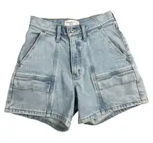 Abercrombie & Fitch The Dad Short High Rise Denim Shorts