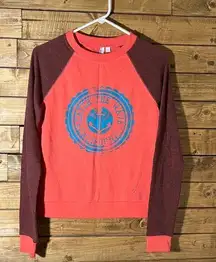 Hang 10 SMALL Catch The Wave Long Sleeve Shirt NEW