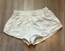 Lululemon Hotty Hot 4 High Rise Shorts White
