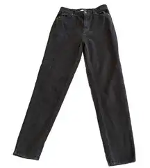 BDG Urban Outfitters Pants Womens 27 Black Corduroy High Rise Mom Baggy Straight