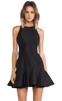 FINDERS KEEPERS Time Traveler Black Pleated Drop Waist Sleeveless Mini Dress‎ 6