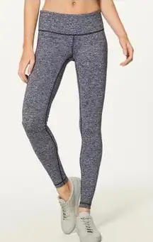Lululemon Wunder Under Low-Rise Tight *28" Heathered Black‎