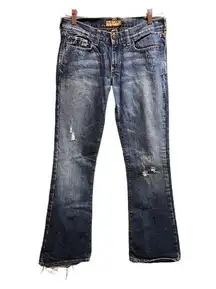 Abercrombie & Fitch bootcut distressed vintage jeans Sz 2R