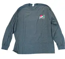 Hallmark Movie Jesus Cross Graphic Long Sleeve T Shirt Gilden Ultra Cotton med