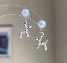 cute retro y2k ballon dog earrings 🐶🎈