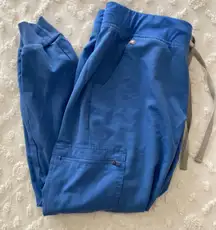 Figs Technical Collection Zamora Jogger Scrub Pants Womens Sz Medium P Ceil Blue