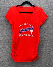 Phillies Matternity Shirt Size M Fans Philadelphia MLB Baseball Funny‎