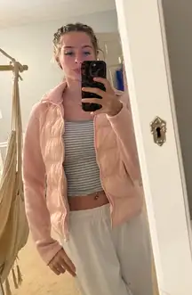 Pink Shein Jacket Puffer