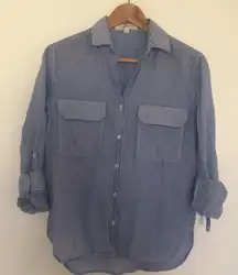 Love Tree 100% Cotton Button Down Shirt M