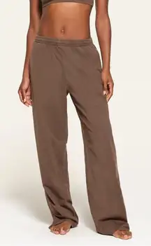 Good American Tan/Brown Cotton Sweatpants(Size 0/XS)