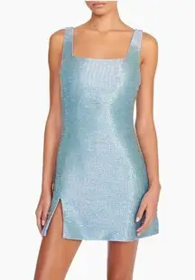 Staud Le Sable minidress in French Blue