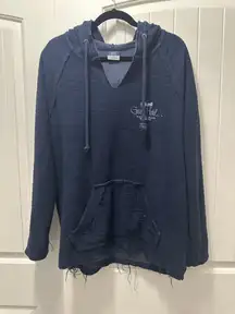 Navy Grand Hotel Michigan Hoodie