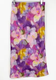 Urban Outfitters NEW  Edy Satin Slip Skirt S Purple