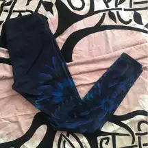 ALO YOGA feather leggings mid rise sz small inside pocket