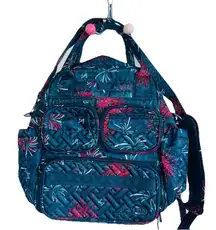 Lug Life Mini Puddle Jumper Tote Bag Crossbody Blue Fireworks Patriotic CLEAN!!