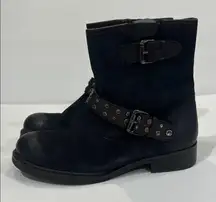 VINTAGE FOUNDRY CO WOMENS MIRIAM MOTO BOOTS Size 8.5