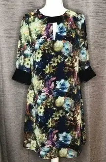 LITTLE MISTRESS LONDON DARK FLORAL DRESS Size 8