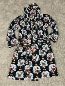 Vera Bradley Holiday Womens Sm Med Bathrobe Hooded Reindeer Christmas Ornaments